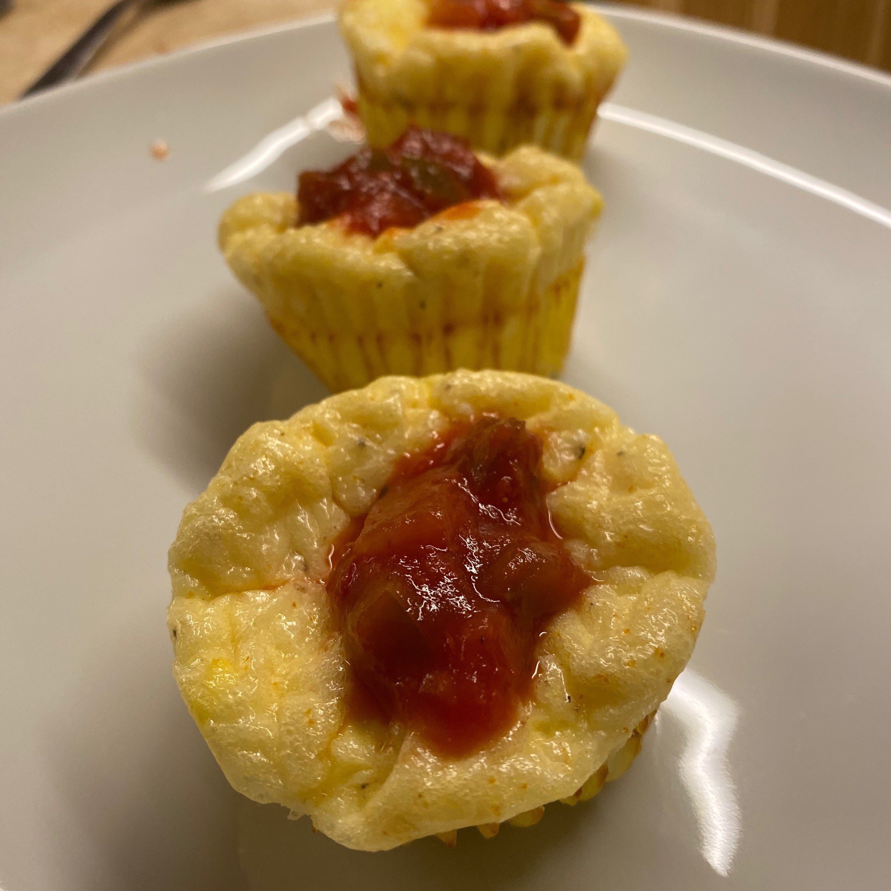Muffin cup frittatas