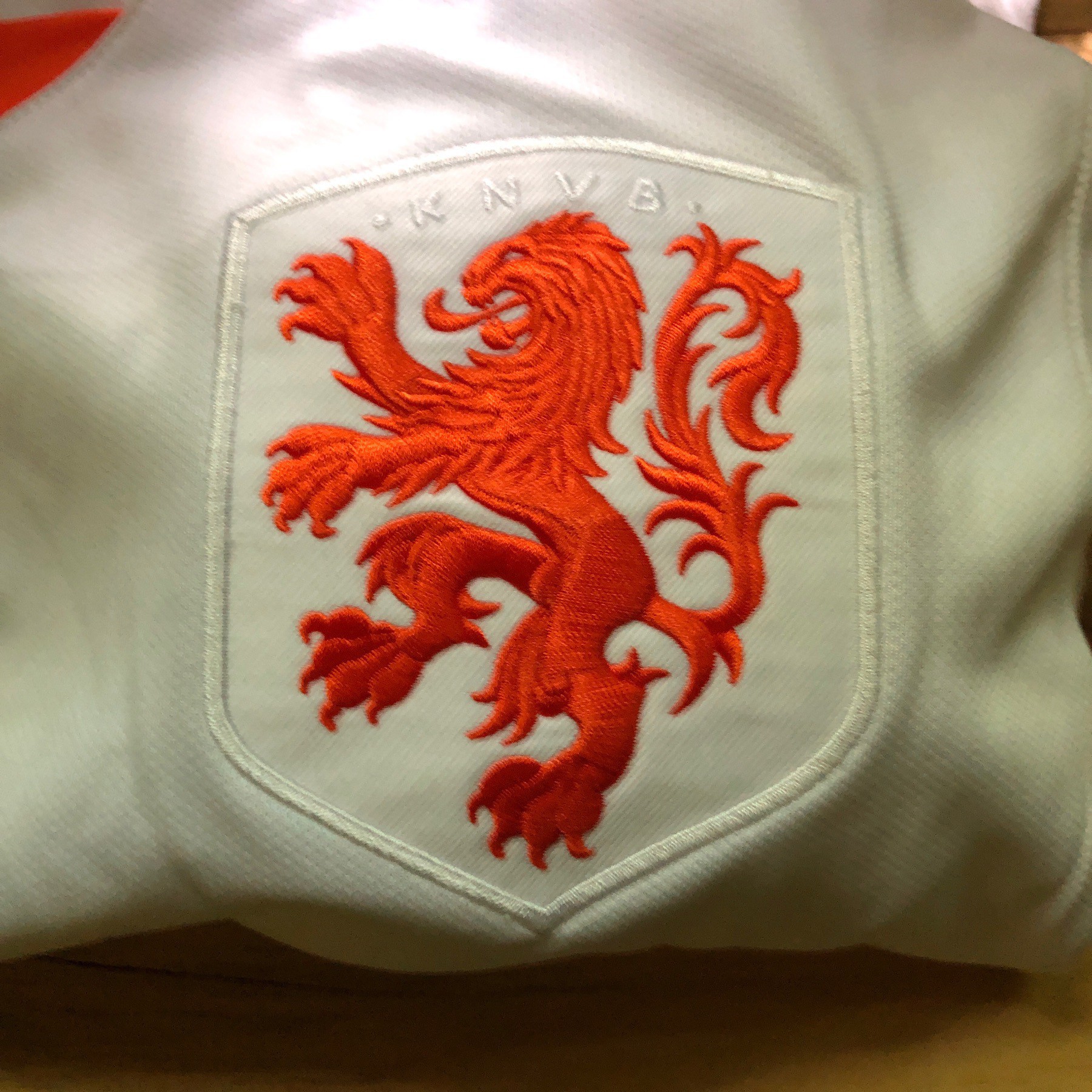 Netherlands logo on football jersey